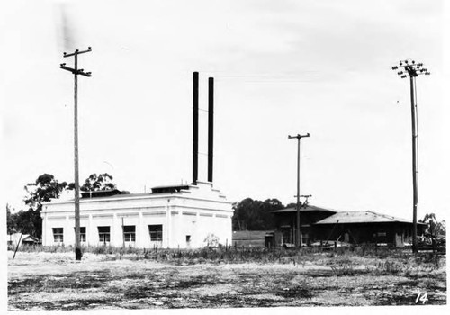 Early water pumping plant