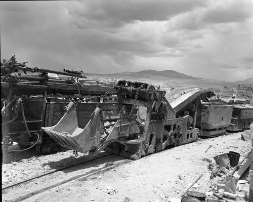 Tunnel digging equipment used on the Gorge project