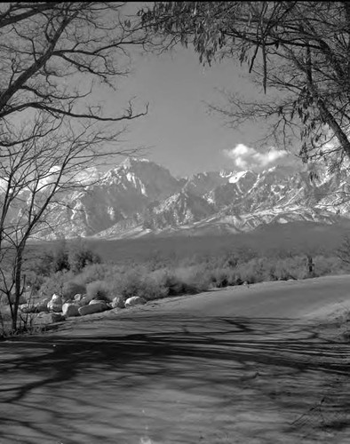 View of Owens Valley from Whitney Portals Road