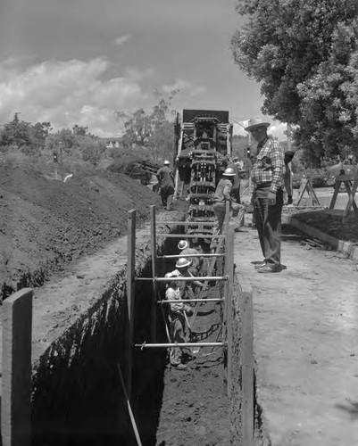 Pipeline construction - Westgate truck line