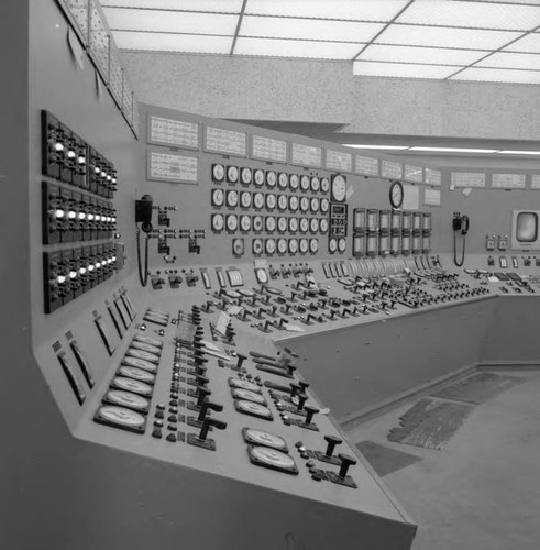 Control room at Haynes Steam Plant