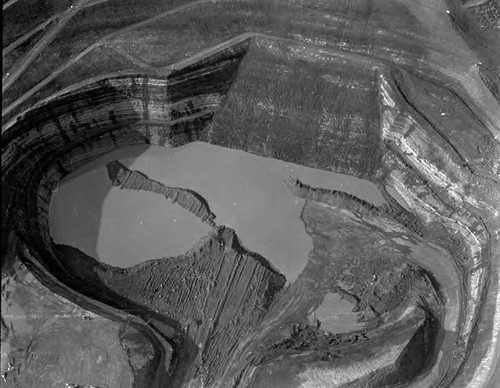 Air view of storm damage to the Castaic project