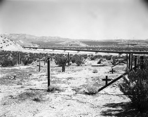 Another view of the cemertery - Jawbone Siphon in background