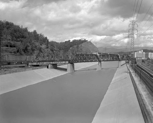 Los Angeles River after rain