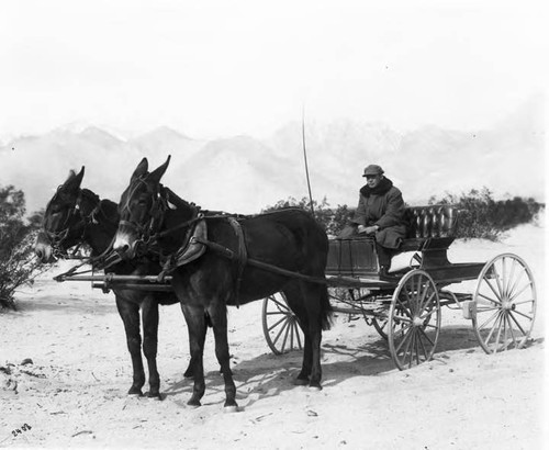 Methods of Transporting Materials and Men During Construction on Aqueduct