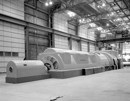 Generators at Scattergood steam plant