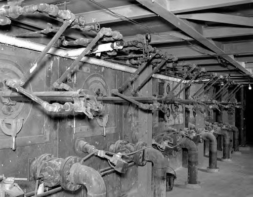 Harbor steam plant section of the boiler