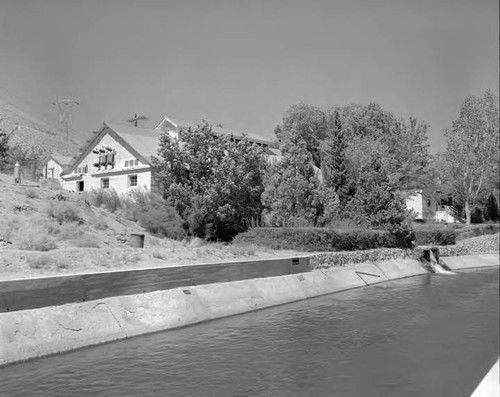 Cottonwood Power Plant - Aqueduct in foreground