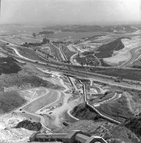 Construction progress at second aqueduct cascades