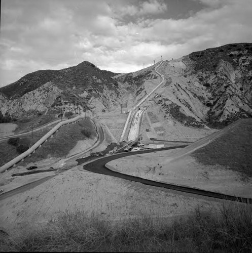 Construction progress at second aqueduct cascades