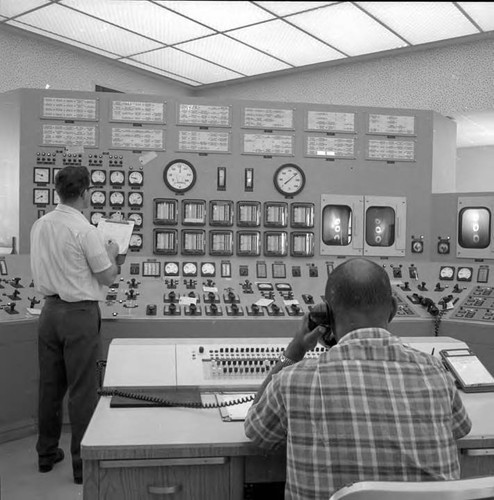 Haynes Steam Plant number four control desk