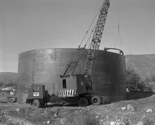 Irma Street storage tank near completion