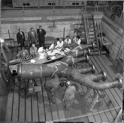 Model of penstock for Castaic Power Plant