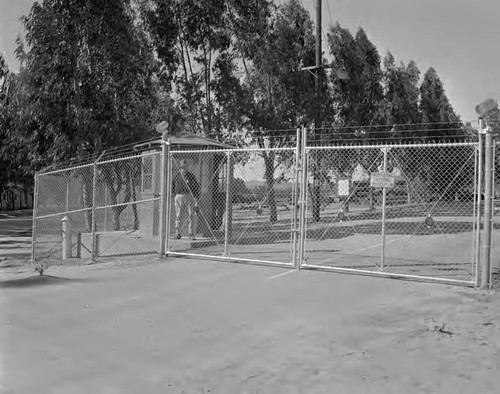 Entrance to a camp