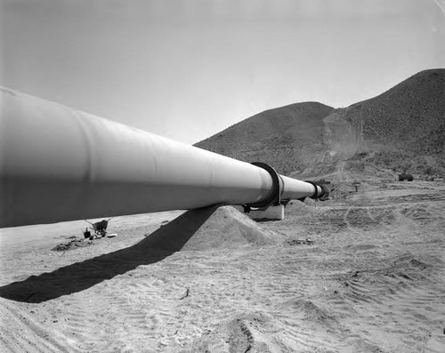 Second Los Angeles Aqueduct construction between Little Lake and Indian Wells - Short Canyon area