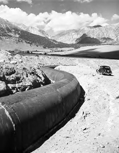 Pipe line from Grant Lake to Mono Creaters tunnel