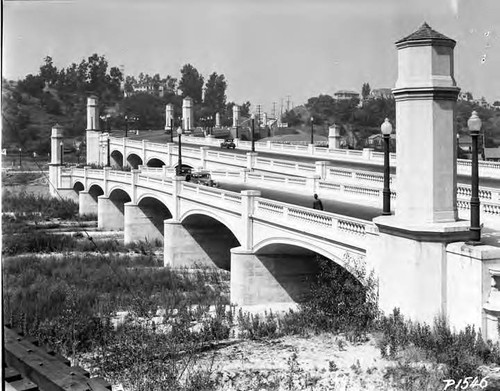 Los Angeles River before channel was concrete-lined