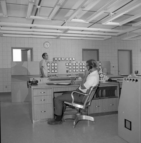 Interior of receiving station at 15901 Rinaldi Street, Mission Hills, California