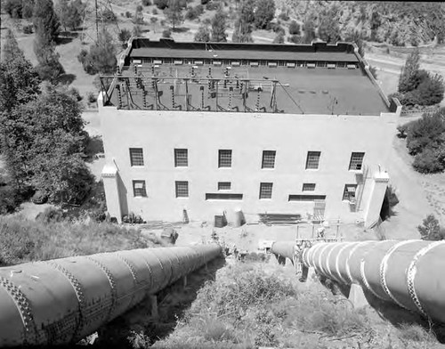 Penstocks entering Power Plant 2