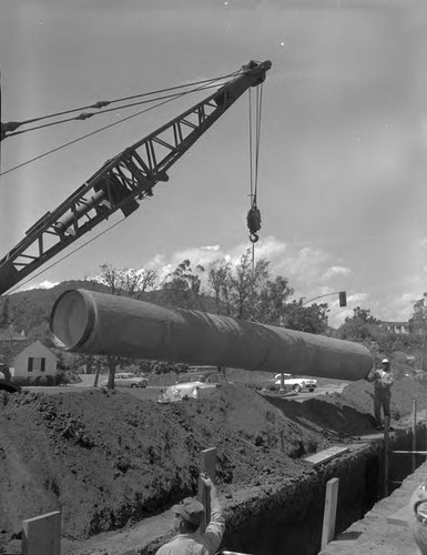 Pipeline construction - Westgate truck line