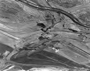 Air view of storm damage to Castaic Project