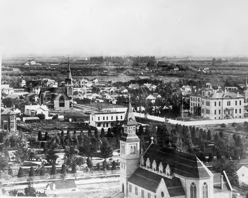 Historical view of Los Angeles