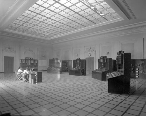 Interior of control house at Receiving Station ‘B’, terminus of the Boulder transmission line