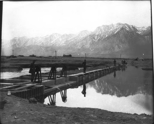 Opening of Control Gates on Los Angeles-Owens River Aqueduct