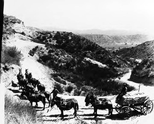 Methods of Transporting Materials and Men During Construction on Aqueduct