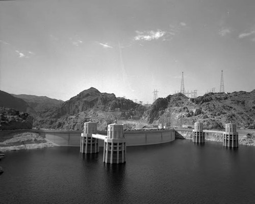 Upstream view Hoover Dam — Calisphere
