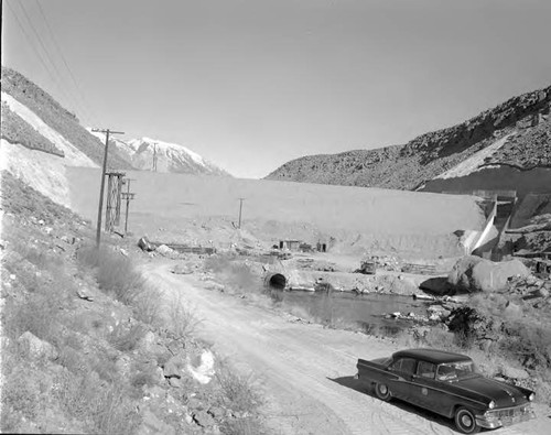 Pleasant Valley Dam construction