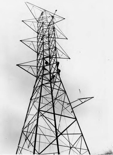 Boulder Canyon transmission line tower