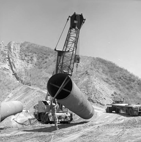 Construction of the second Los Angeles Aqueduct - Sagus pipeline