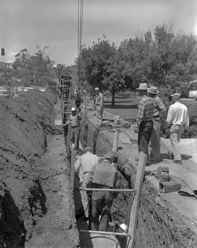 Pipeline construction - Westgate truck line