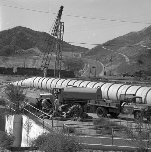 Foothill power plant construction