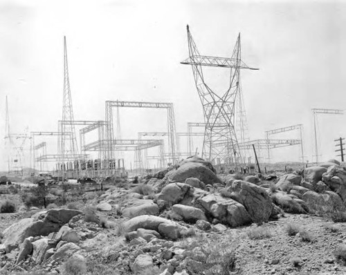 Switching station at Victorville, California