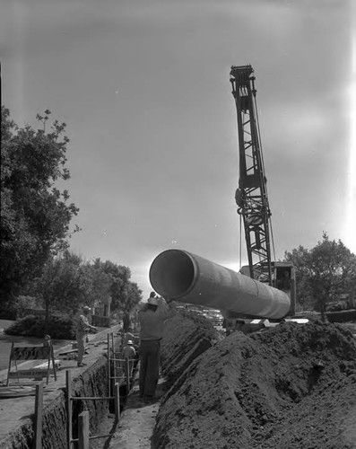 Pipeline construction - Westgate truck line