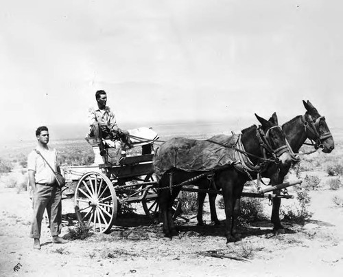 Methods of Transporting Materials and Men During Construction on Aqueduct