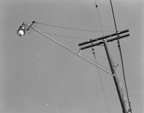 Overhead street light detail