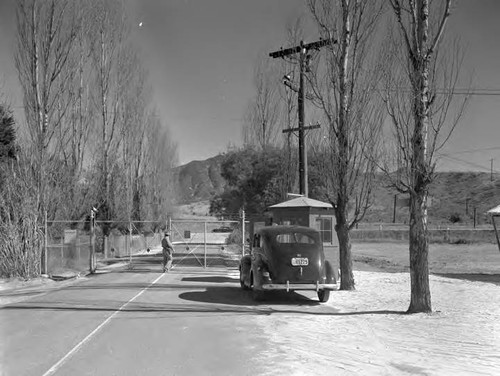 Entrance to a camp