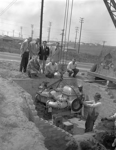 Installation of water meters at Los Angeles Airport