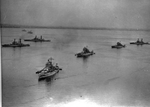 U. S. Navy in Los Angeles Harbor