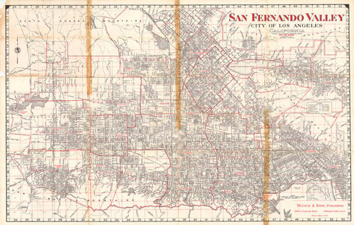 San Fernando Valley, City of Los Angeles, ca. 1953