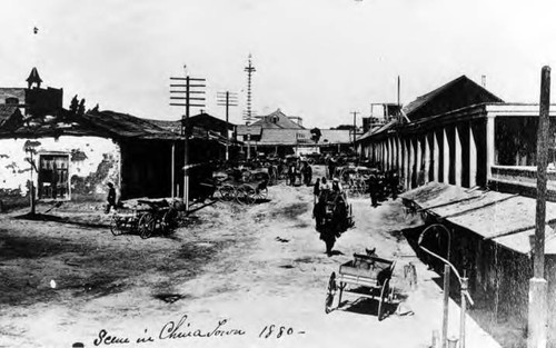 View of Chinatown in 1880
