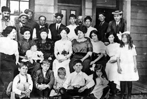 Mendelson Family (names listed left to right): Bottom Row: Clarance ...