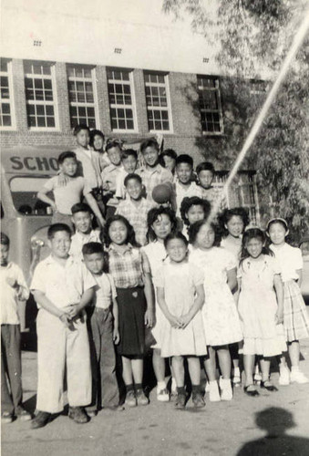 Lily Lum Chan's class at the Catholic Academy in Los Angeles