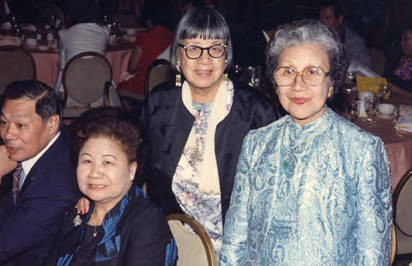 CACA event at the Hilton Hotel in which Lily Lum Chan, Pearl Kwok and Alan and Kaza Dong were present