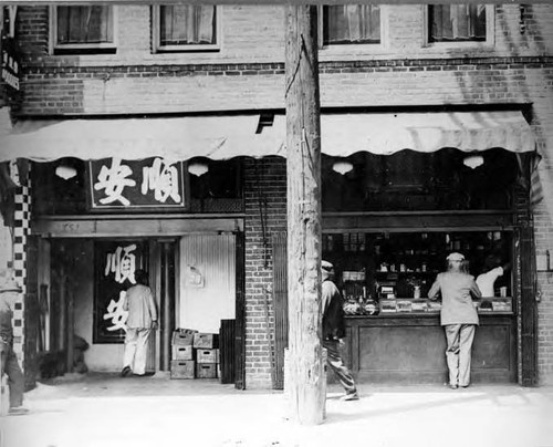 View of Chinatown in 1930