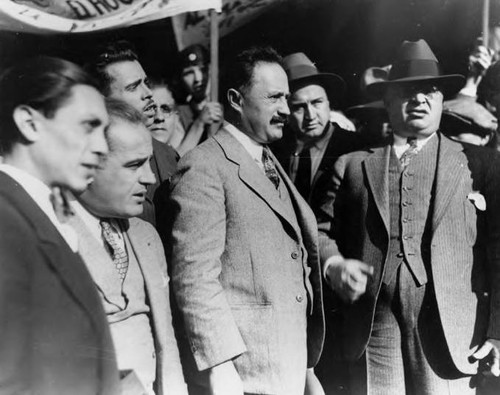 Los Angeles rally for Jose Vasconcelos during his campaign for president of Mexico