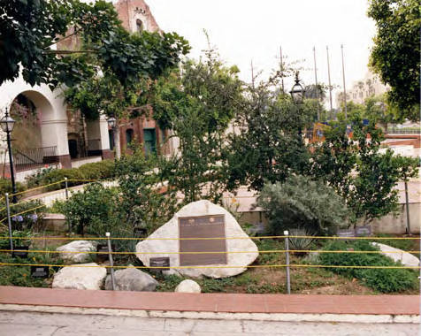 "The Indians of Southern California" plaque dedication in Indian Garden